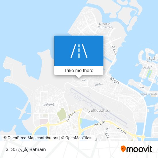 طريق 3135 map