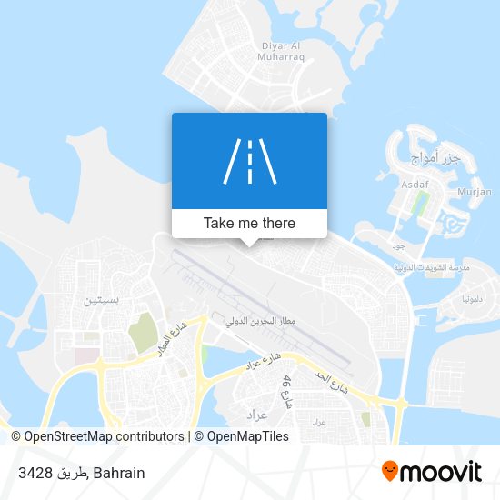 طريق 3428 map