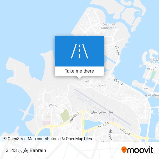 طريق 3143 map
