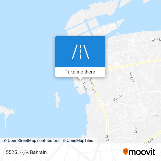 طريق 5525 map