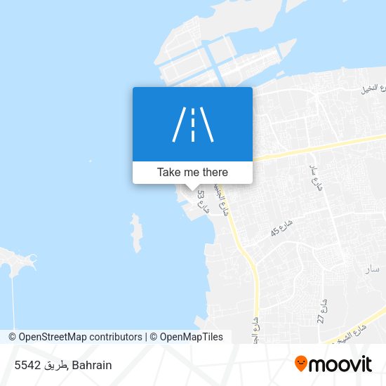 طريق 5542 map