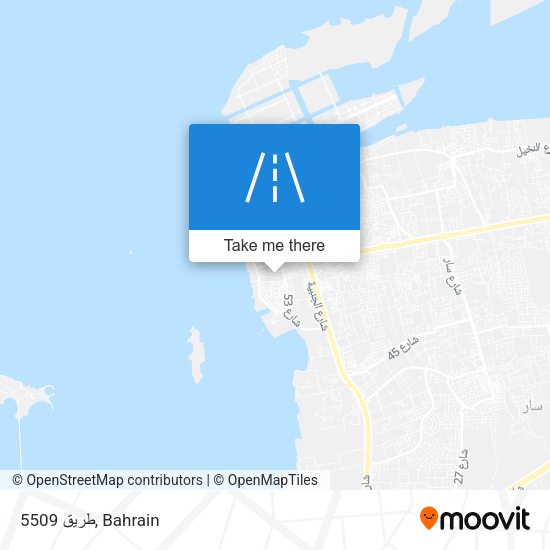 طريق 5509 map
