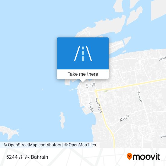 طريق 5244 map