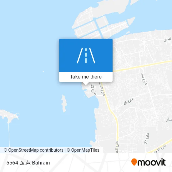 طريق 5564 map