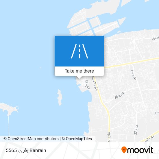 طريق 5565 map