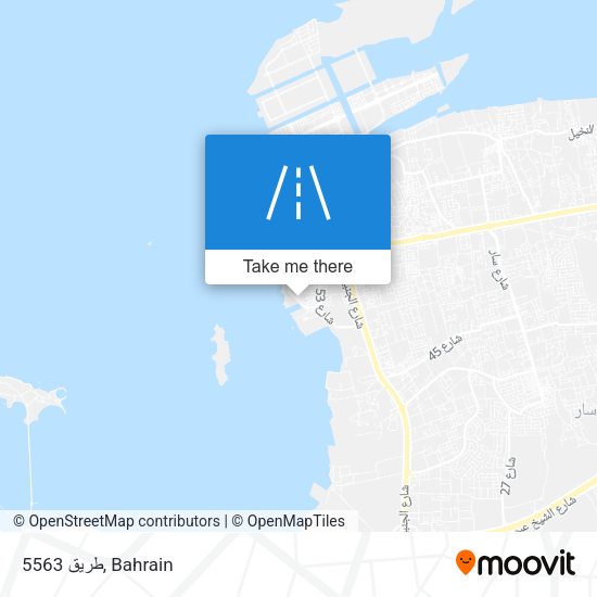 طريق 5563 map