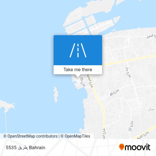 طريق 5535 map