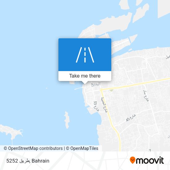 طريق 5252 map