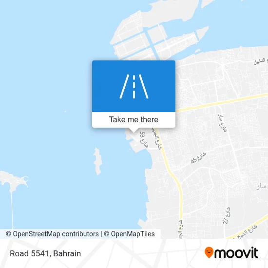 طريق 5541 map