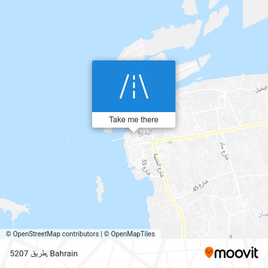 طريق 5207 map