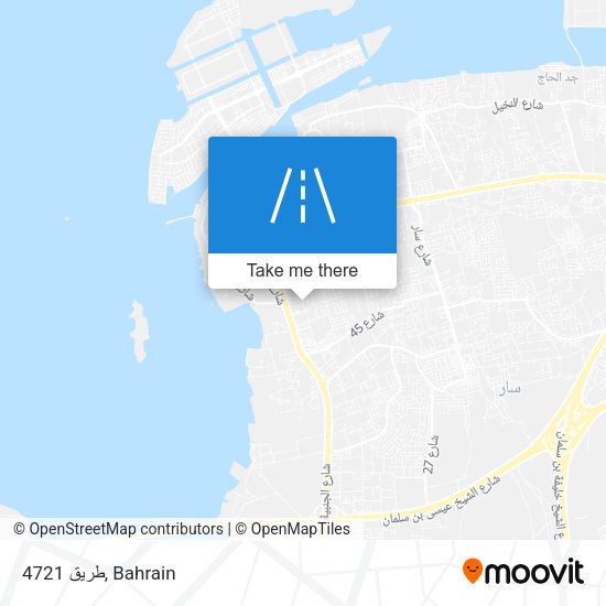 طريق 4721 map