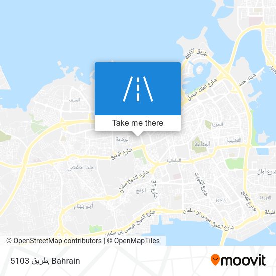 طريق 5103 map
