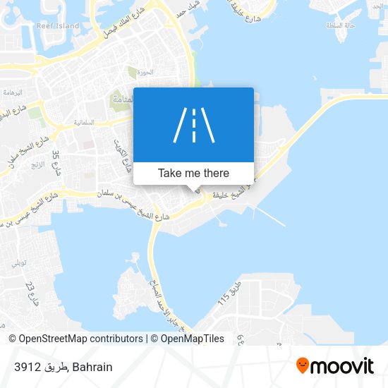 طريق 3912 map