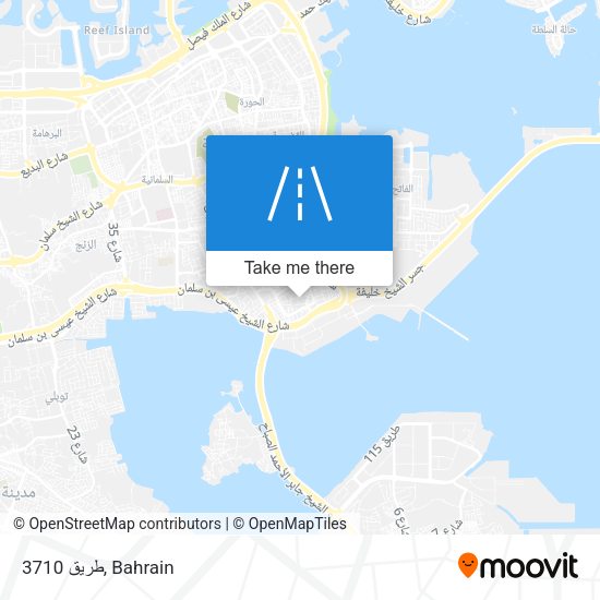 طريق 3710 map