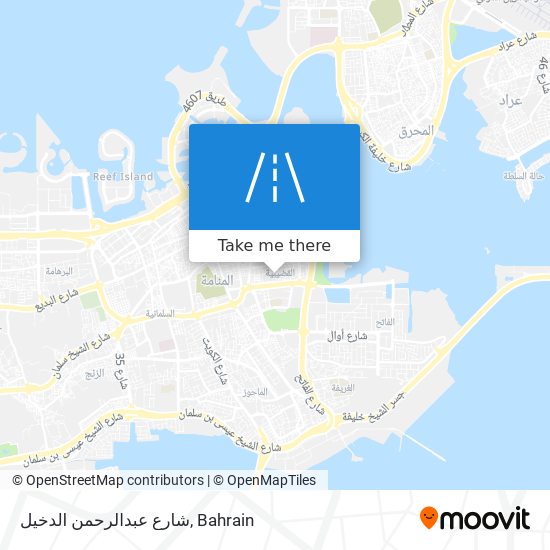 شارع عبدالرحمن الدخيل map