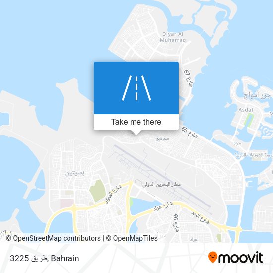 طريق 3225 map