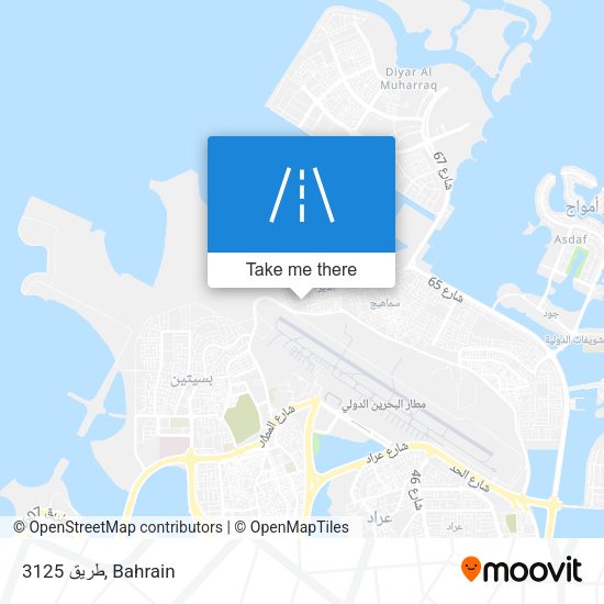 طريق 3125 map