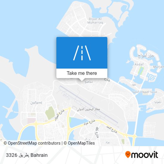 طريق 3326 map