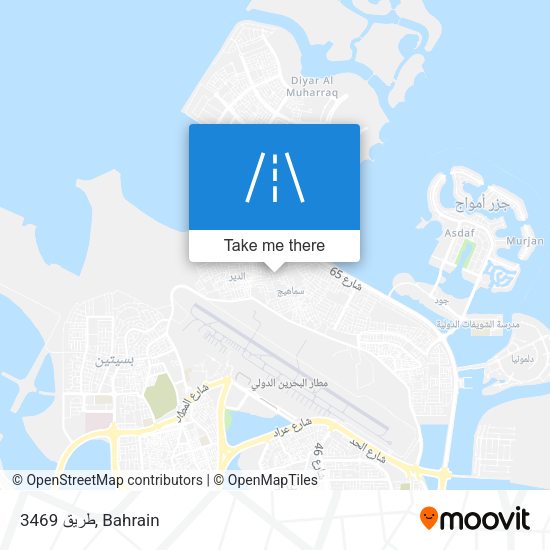 طريق 3469 map