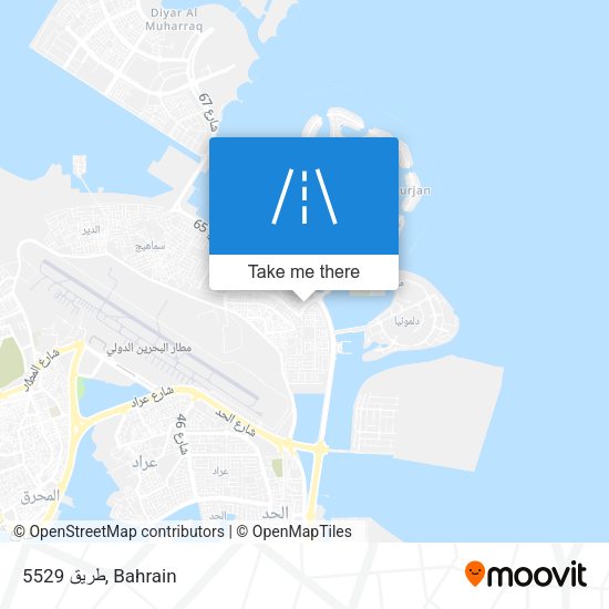 طريق 5529 map