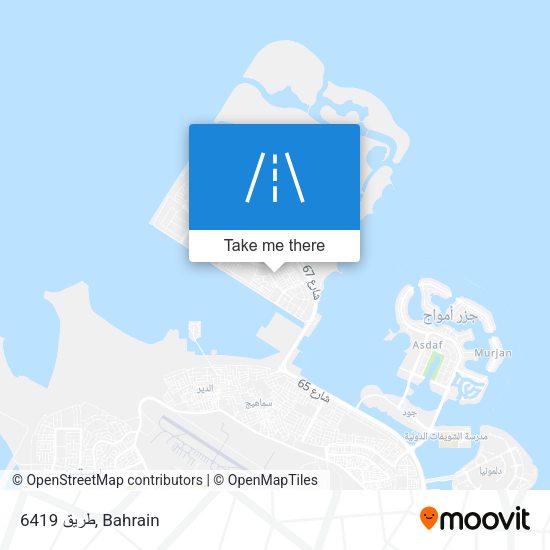 طريق 6419 map