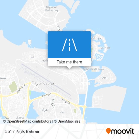 طريق 5517 map
