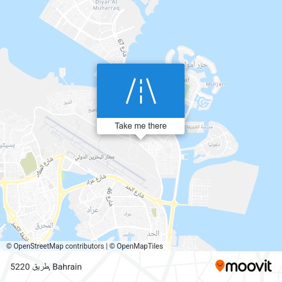 طريق 5220 map