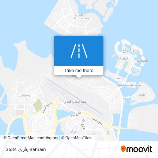 طريق 3634 map