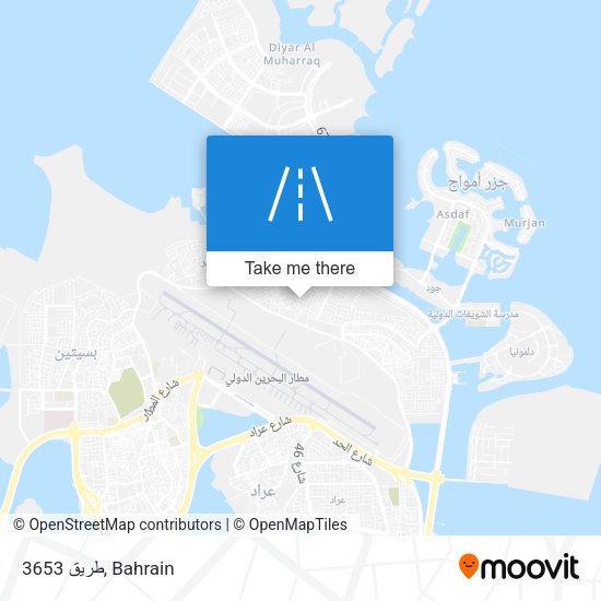 طريق 3653 map