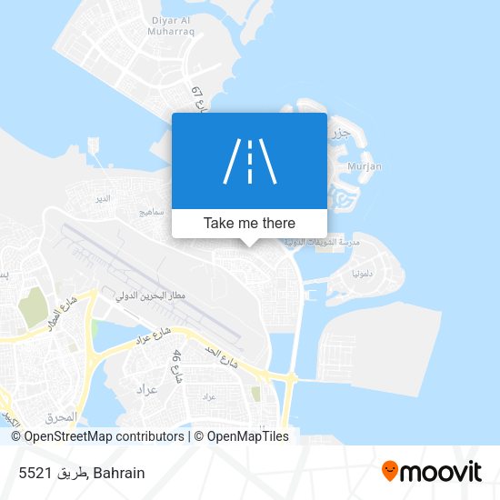 طريق 5521 map