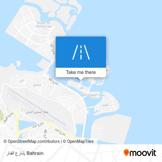 شارع الفنار map