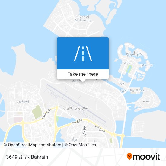 طريق 3649 map