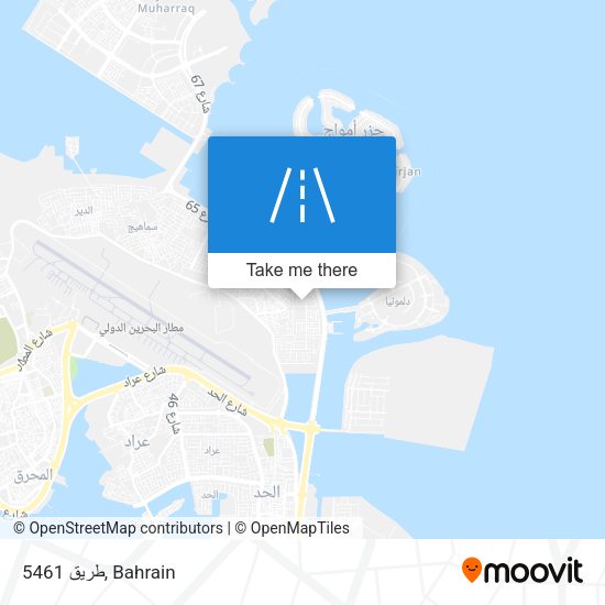 طريق 5461 map