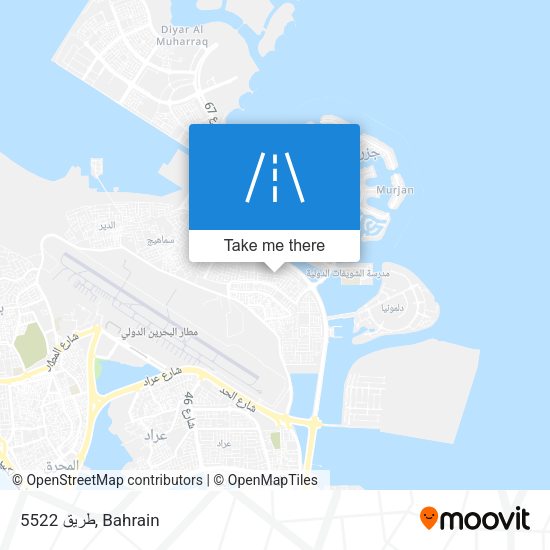 طريق 5522 map