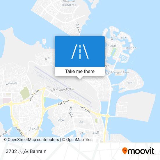 طريق 3702 map