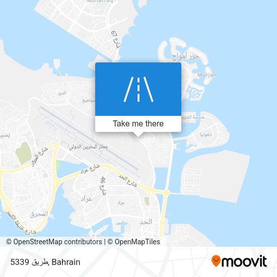 طريق 5339 map
