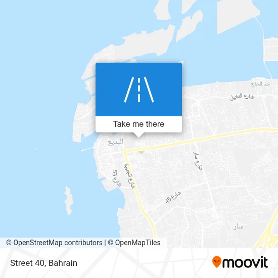 Street 40 map