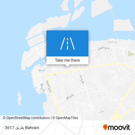 طريق 3617 map