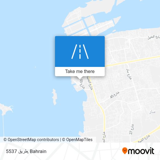 طريق 5537 map