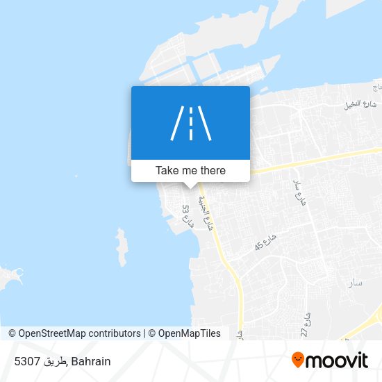 طريق 5307 map