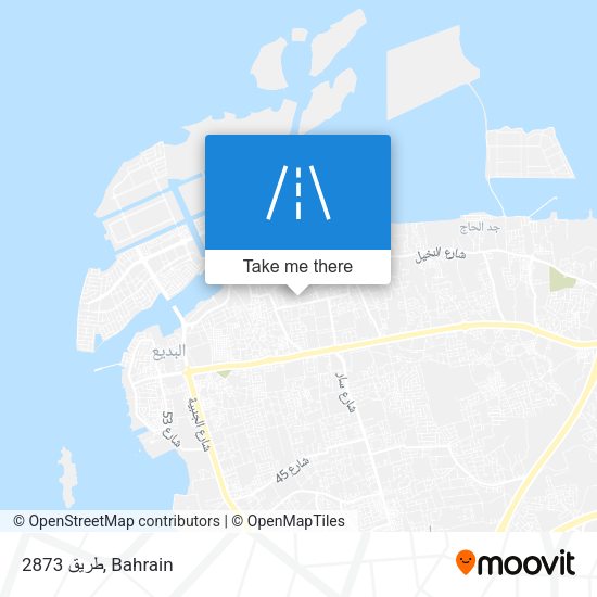 طريق 2873 map