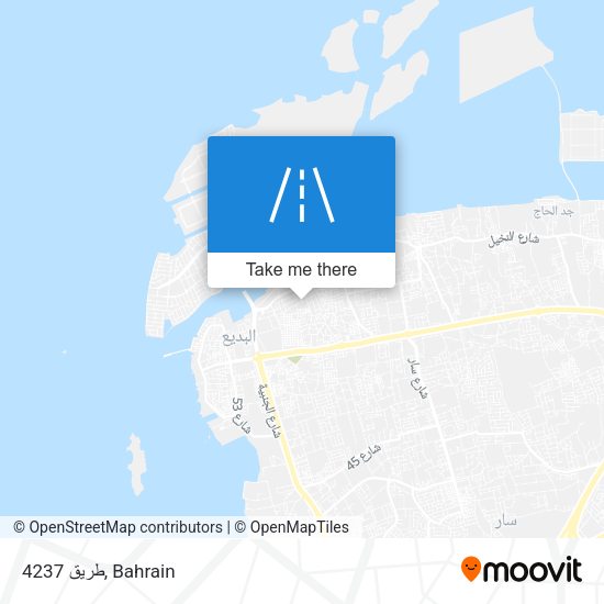 طريق 4237 map