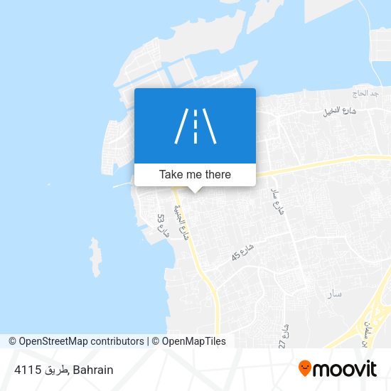 طريق 4115 map