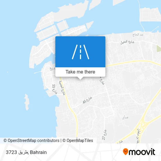 طريق 3723 map