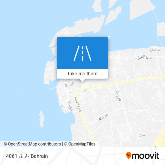 طريق 4061 map