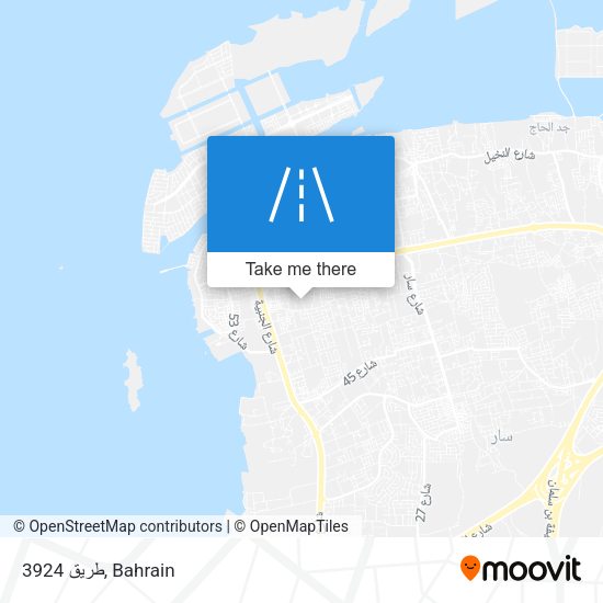 طريق 3924 map