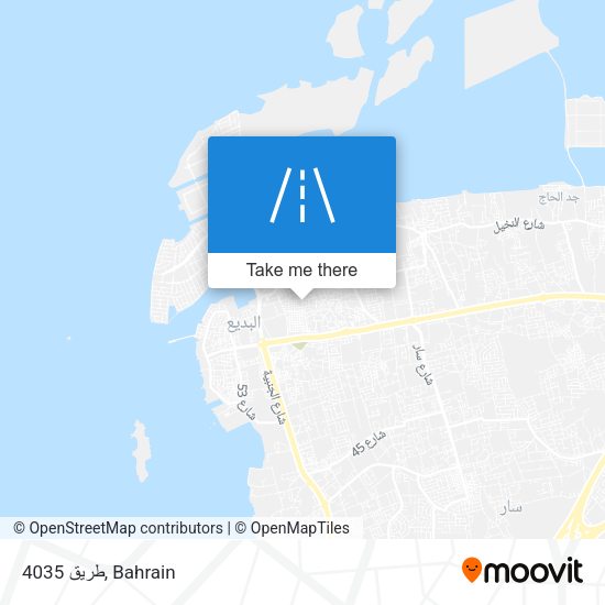 طريق 4035 map