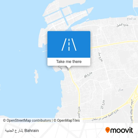 شارع الجنبية map