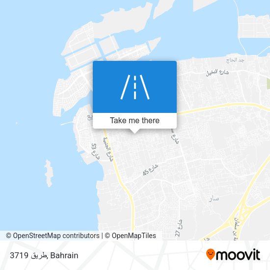 طريق 3719 map