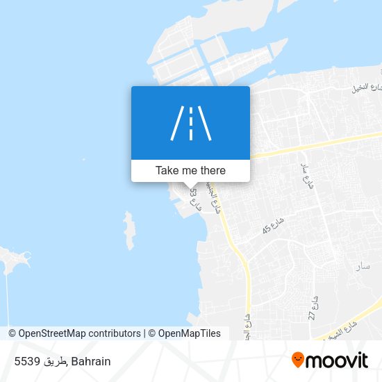 طريق 5539 map